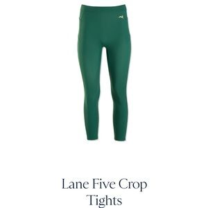Tracksmith Lane Five Crop Tights, size L